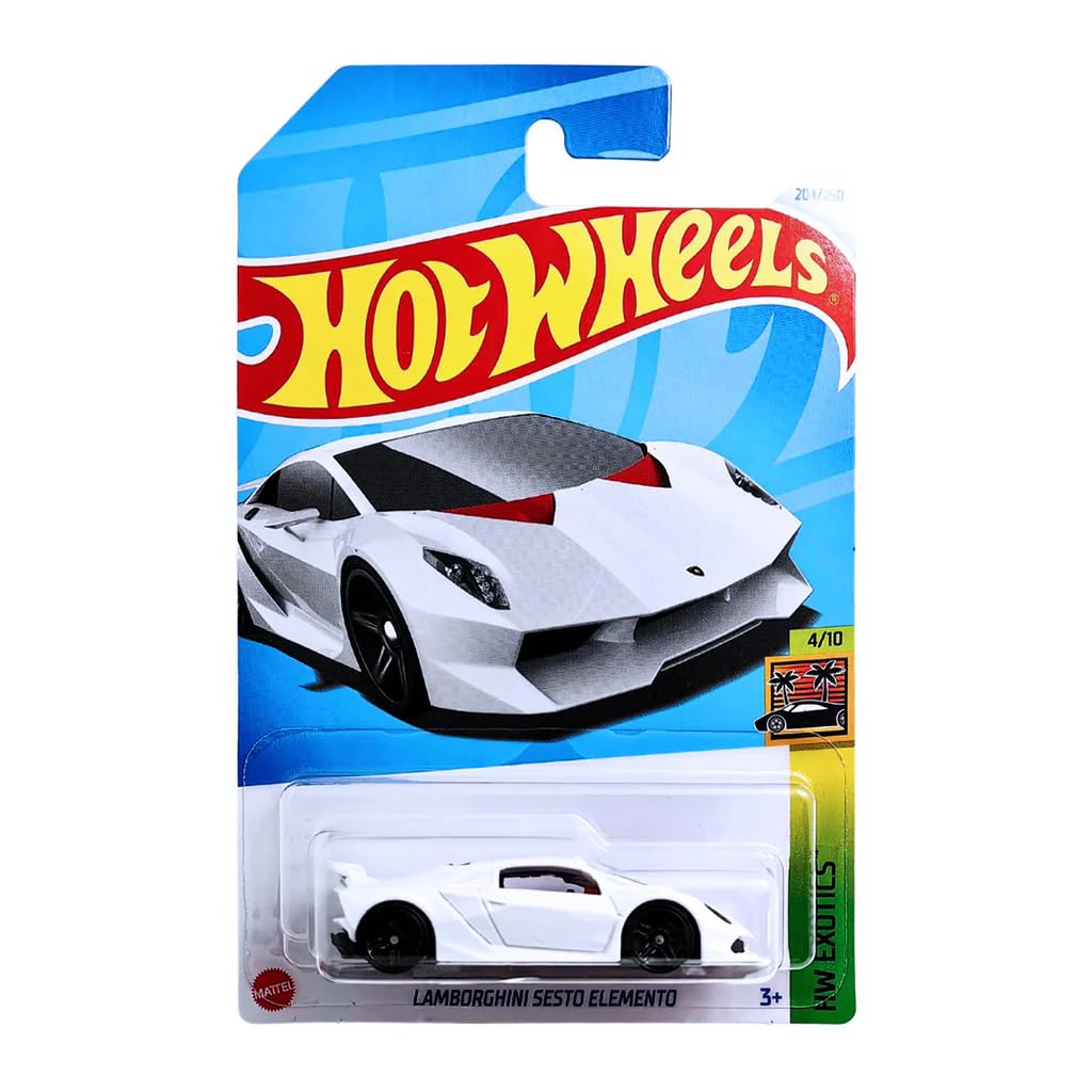 Hot Wheels Lamborghini Sesto Elemento HW Exotics Ages 3 and Up